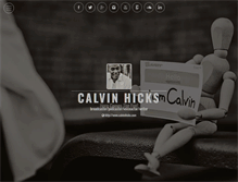 Tablet Screenshot of calvinhicks.com